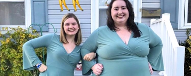 My Best Friend And I Wear Different Sizes But We Wore The Same Dress