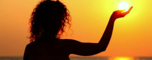 black woman beach photo 1