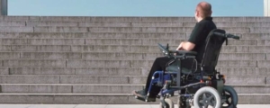 disabled person in wheelchair stock 1