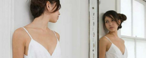 Girl Looking at Reflection