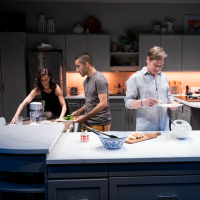 Florencia Lozano, Jake Ryan Lozano, Michael Hayden, and Domenica Feraud in the 2019 production of RINSE, REPEAT - Photo by Jenn (thumbnail)