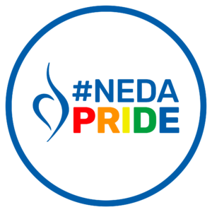 NEDA pride_circle logo