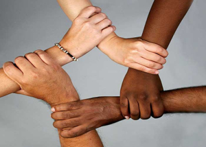 NEDA awareness week hands interlocked