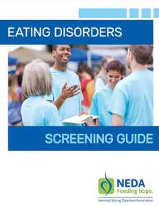 Eating disorders screening guide