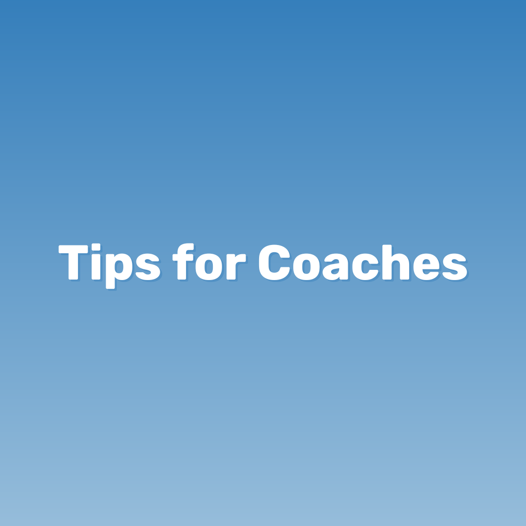 tips for coaches