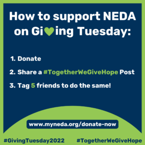How to support NEDA on Giving Tuesday. Click to download
