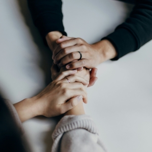 People holding hands