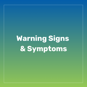 Flyer warning signs of eating disorders